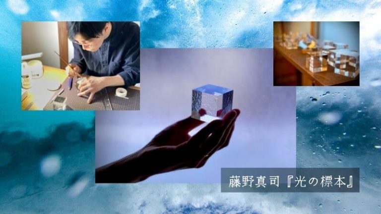 白老の美術作家、藤野真司の作品『光の標本』についてご紹介します