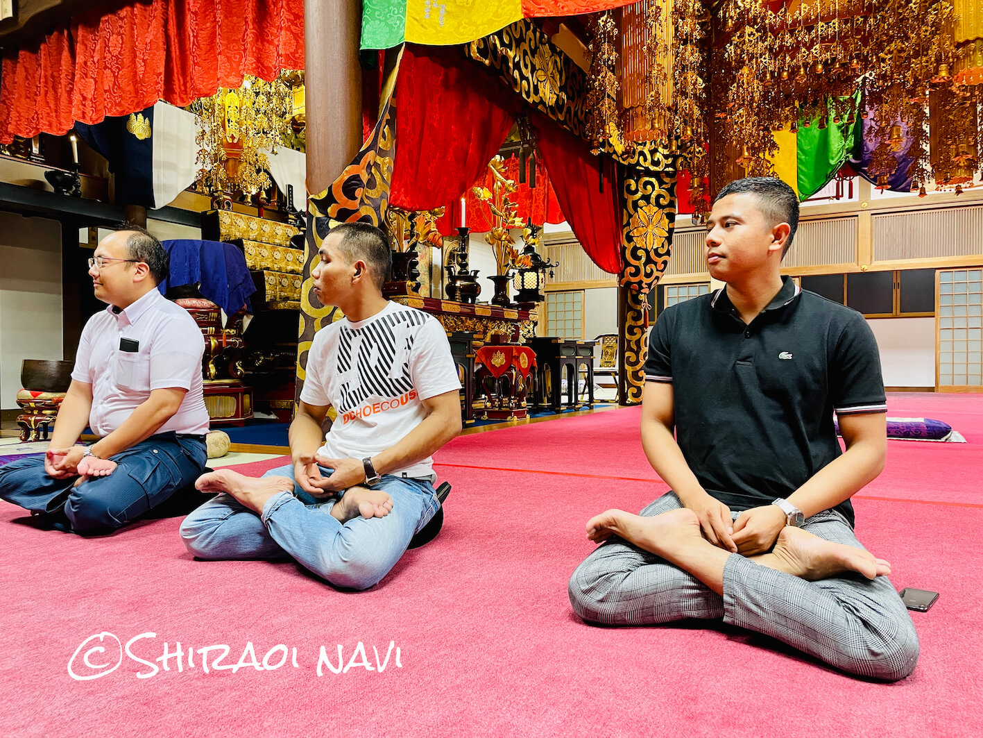 北海道白老町の禅照寺では無料で坐禅体験できます。