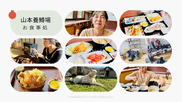 北海道白老町の山本養鱒場お食事処をご紹介します