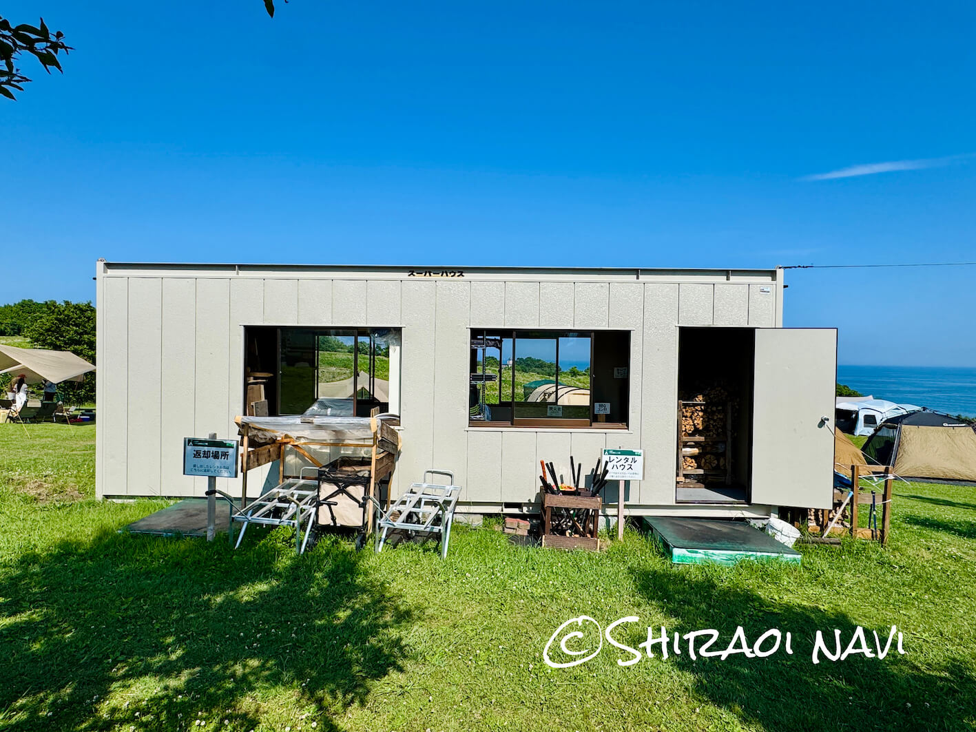 『いずみ温泉キャンプ場』は北海道白老町の大絶景キャンプ場。源泉かけ流し温泉にも入り放題!をご紹介します!