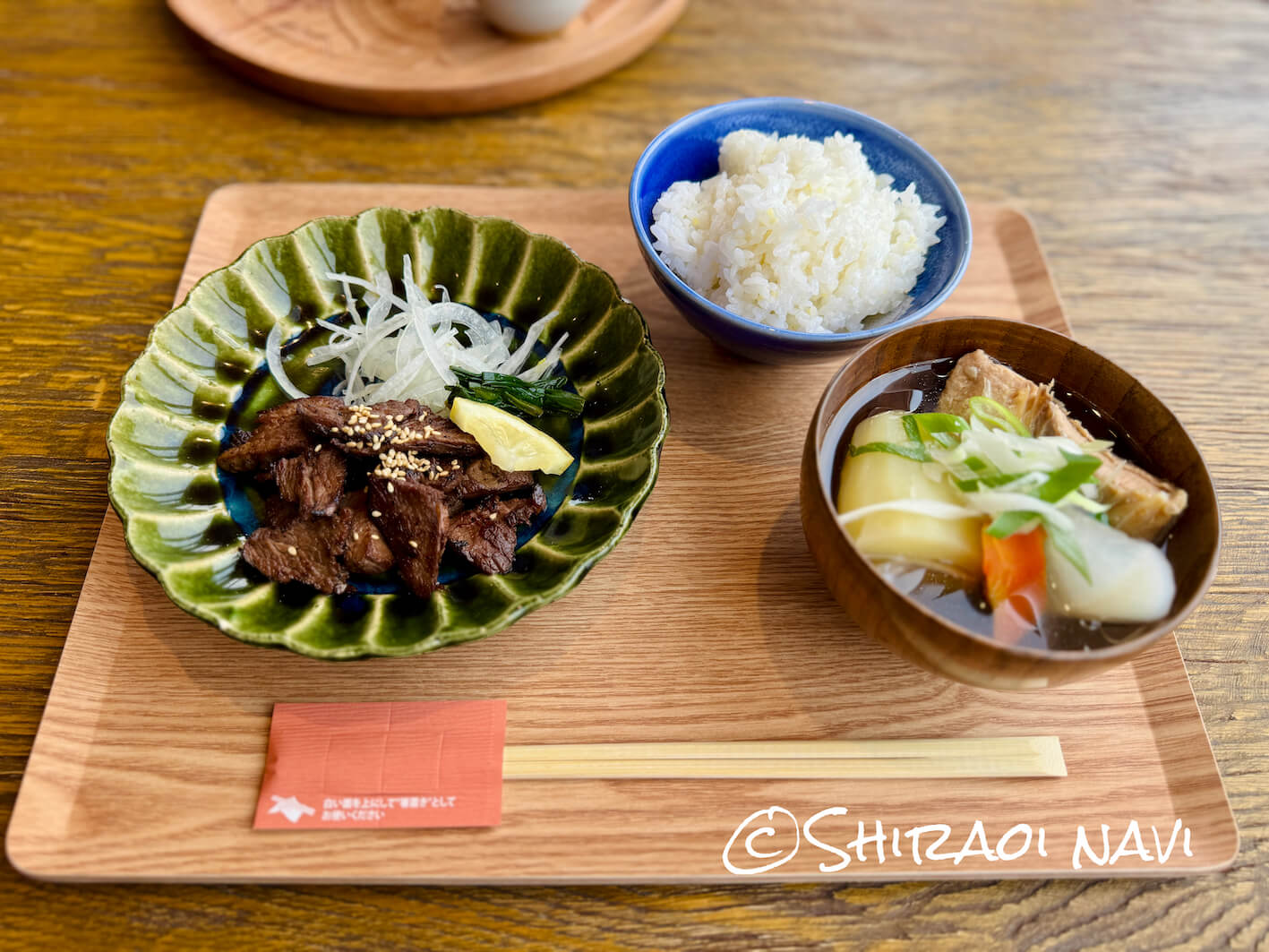 本日の日替りジビエセット（鹿肉や熊肉を味わえる海空のハルのランチメニュー）
